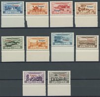 TANGER 19-28 **, 1929, Überschwemmungsopfer, Postfrischer Prachtsatz - Unused Stamps