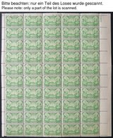 USA 390-99 **, Scott 785-94, 1936/7, Land Und Seestreitkräfte Im Bogensatz (50) Mit Plattennummer, Pracht - Used Stamps