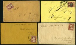 SAMMUNGEN, LOTS 9,17/8 BRIEF, 1857-61, 9 Verschiedene Belege, Feinst/Pracht, Besichtigen! - Collezioni & Lotti