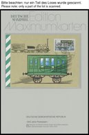 SLG., LOTS DEUTSCHLAND 1990/2, 68 Verschiedene Maximumkarten Bundesrepublik Und Berlin In 2 Spezialalben Der Firma Krüge - Collezioni