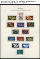 EUROPA UNION **, 1973, Posthorn, Kompletter Jahrgang, Pracht, Mi. 109.- - Collections