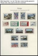 EUROPA UNION O, 1977, Landschaften, Kompletter Jahrgang, Pracht, Mi. 109.80 - Sammlungen