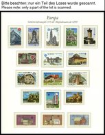 EUROPA UNION **, 1978, Baudenkmäler, Kompletter Jahrgang, Pracht, Mi. 150.30 - Verzamelingen