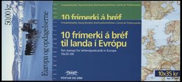 EUROPA UNION MH O, 1994, Entdeckungen Und Erfindungen, 3 Verschiedene Markenheftchen, Pracht, Mi. (60.-) - Collezioni