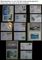 ANTARKTIS 2001-07, Antarktis-Forschung, über 100 Verschiedene Belege, Im Album, Pracht - Other & Unclassified