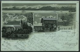 DEUTSCHLAND ETC. BERNRIED (Starnbergersee), Gruss Aus.. Karte Von 1900, Gebraucht - Otros & Sin Clasificación