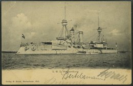 ALTE POSTKARTEN - SCHIFFE KAISERL. MARINE S.M.S. Weissenburg, Ungebrauchte Karte - Guerra