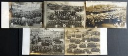 ALTE POSTKARTEN - SCHIFFE KAISERL. MARINE BIS 1918 Gedächtnisfeier, 5 Verschiedene Karten - Guerra