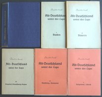 PHIL. LITERATUR Altdeutschland Unter Der Lupe - Baden - Lübeck, Band I, 4. Auflage, 1956, Ewald Müller-Mark, 374 Seiten, - Philatélie Et Histoire Postale
