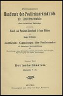 PHIL. LITERATUR Krötzsch-Handbuch Der Postfreimarkenkunde - Abschnitte V-IX, Braunschweig - Lübeck, Mit Lichttafeln I-V  - Filatelia E Storia Postale