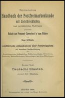 PHIL. LITERATUR Krötzsch-Handbuch Der Postfreimarkenkunde - Abschnitte XII, Oldenburg, Mit Lichttafeln I-VI, 1894, 119 S - Filatelia E Historia De Correos