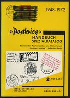 PHIL. LITERATUR Spezial-Katalog über Postkriegs-Belege 1948-1972, 2. Ausgabe 1973, Dedo Burhop, 138 Seiten - Filatelie En Postgeschiedenis