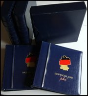 ALBEN 2 Ringbinder Deutschland Plus Und 3 Ringbinder Mit Schuber Deutschland Exklusiv Der Deutschen Post - Komplettalben