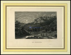 Der HOHENSTEIN, Stahlstich Von Schlickum/Winkles Um 1840 - Lithografieën