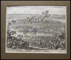 LIEGNITZ: Belagerung Von 1634, Kupferstich Aus Theatrum Europaeum Um 1680 - Lithografieën