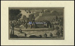 ST. OSWALD: Das Kloster, Kupferstich Von Ertl, 1687 - Lithografieën