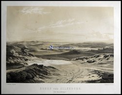 SILKEBORG (Egnen Ved Silkeborg), Hügelige Landschaft, Lithographie Mit Tonplatte Von Alexander Nay Nach L. Gurlitt Bei E - Lithographies