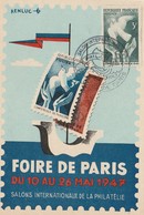 10-26/05/1947 - FOIRE DE PARIS - Salons Internationaux De La Philatélie - RENLUC - Yvert Et Tellier N° 761 - Briefmarkenmessen