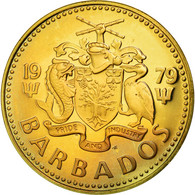 Monnaie, Barbados, 5 Cents, 1979, Franklin Mint, FDC, Laiton, KM:11 - Barbados (Barbuda)