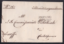 TREVISO, Complete Prephilatelic Letter, 1844 - ...-1850 Prephilately