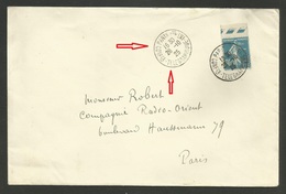 Rare..." Conférence Télégraphique Internationale " PARIS 1925 / Cachet Provisoire Rare....RRR - Covers & Documents