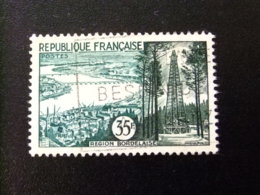 FRANCIA 1957  Touristique REGION BORDELAISE Yvert 1118 FU - 1957-1959 Moissonneuse