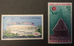 Wallis & Futuna Islands -  MH* -  1972 - # C39/40 - Unused Stamps