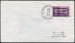 PALAU ISLANDS 1947 U.S. MILITARY GOVT. UNIT Postmark Koror Civil Administration Cover Caroline  > USA - Palau