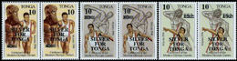 TONGA 1997 Olympics Atlanta OVPT:10s On 45p/80/2s/ Running Discus Javelin PAIRS:3 Greece-related - Summer 1996: Atlanta