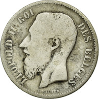 Monnaie, Belgique, Leopold II, 50 Centimes, 1898, TB, Argent, KM:26 - 50 Centimes