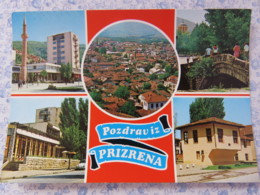 Kosovo - Unused Postcard - Prizren - Multiview - Panorama - Mosque - Bridge - Kosovo