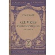 Oeuvres Philosophiques (extraits) Voltaire+++BE+++ PORT GRATUIT - Learning Cards