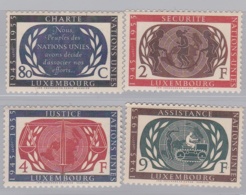 LUXEMBOURG :  496 à 499  Neuf XX  Cote 16 € - 1948-58 Charlotte De Perfíl Izquierdo