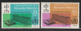 Nouvelles Hébrides - N°245/6 ** (1966) O.M.S - Neufs