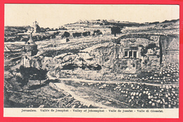 CPA-  JERUSALEM - Ann.1910 - VALLÉE De JOSAPHAT ** 2 SCANS*_Ref.021 * - Palestina