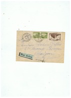 PAR AVION LETTRE DEPART PARIS 125 R. Ge LA DOUANE POUR SAIGON 10 02 1934 - 1927-1959 Covers & Documents