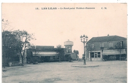 Cpa 93 Les Lilas Rond-point Waldeck Rousseau ( Chateau D'eau ) - Les Lilas