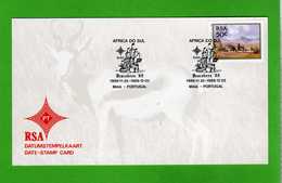 (Riz1) SOUTH AFRICA . RSA - 1989 - CARD. Africa Do Sul Descrobrex 89 - 12/03/1989.  Vedi Descrizione. - Covers & Documents