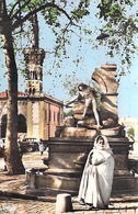 Afrique ALGERIE  SETIF Echappée Sur La Fontaine Et La Mosquée (Editions COMBIER CIM 1002  Collection Pignella)*PRIX FIXE - Sétif