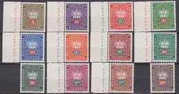 Lichtenstein 1968 Dienstmarken MiNr.45 - 56 ** Postfr. ( 8134) Günstige Versandkosten - Service