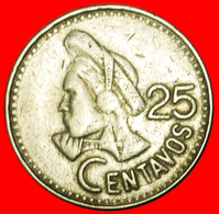 # BIRD (1977-2000): GUATEMALA ★ 25 CENTAVOS 1990! LOW START ★ NO RESERVE! - Guatemala
