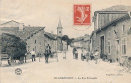 CPA - France - (55) Meuse - Baudrémont -La Rue Principale - Other Municipalities