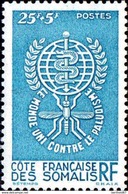 COTE DES SOMALIS Poste 304 ** MNH Eradication Du Paludisme 1 (CV 5,50 €) - Unused Stamps