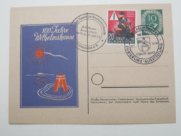 1953 , 10 Pfg. Posthorn , Privatganzsache  Aus Wilhelmshafen - Cartoline Private - Usati
