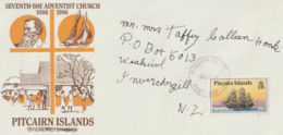 Pitcairn Islands  Letter 1-9-1988  Hms. Blossom From Dobrey Christian. - Pitcairn Islands
