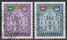 Lichtenstein 1976 Dienstmarken MiNr.60 - 61 O Gest. ( 8154) Günstige Versandkosten - Oficial