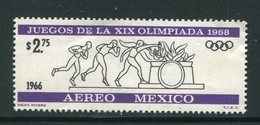 MEXIQUE- P.A Y&T N°271- Neuf Sans Charnière ** (athlétisme) - Summer 1968: Mexico City