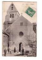 Delcampe - 91 Igny L' Eglise Cpa Carte Animée - Igny