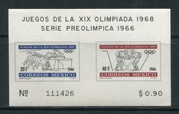 MEXIQUE- Bloc Feuillet Y&T N°5- Neuf Sans Charnière ** - Summer 1968: Mexico City