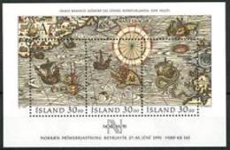 74734) ICELAND - ISLANDA - BF - 1991 - "NORDIA '91". Esposizione Filatelica Reykjavik-MNH ** - Blokken & Velletjes